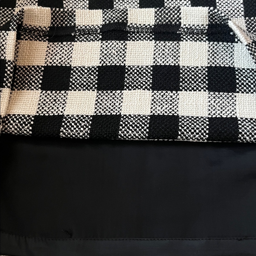 Tristan Monochrome Checkered Pencil Skirt - Picture 7 of 7